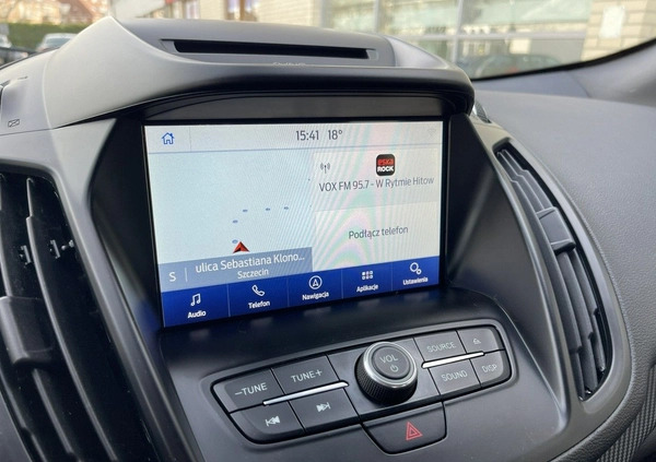 Ford Kuga cena 65900 przebieg: 213000, rok produkcji 2019 z Pilzno małe 631
